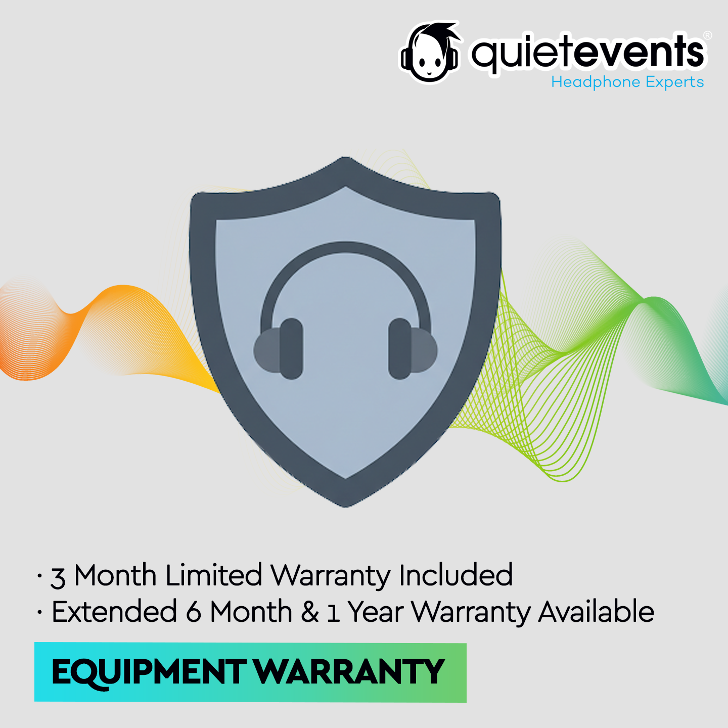 Equipment Wrranty for Silent disco 