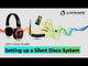 How to setup Silent Disco Equipment