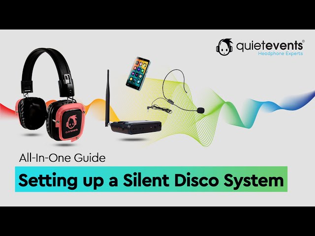 How to setup Silent Disco Equipment