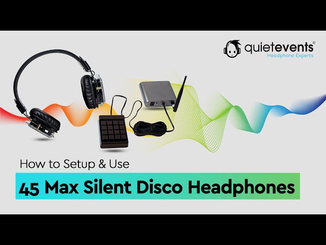 45 channel silent disco