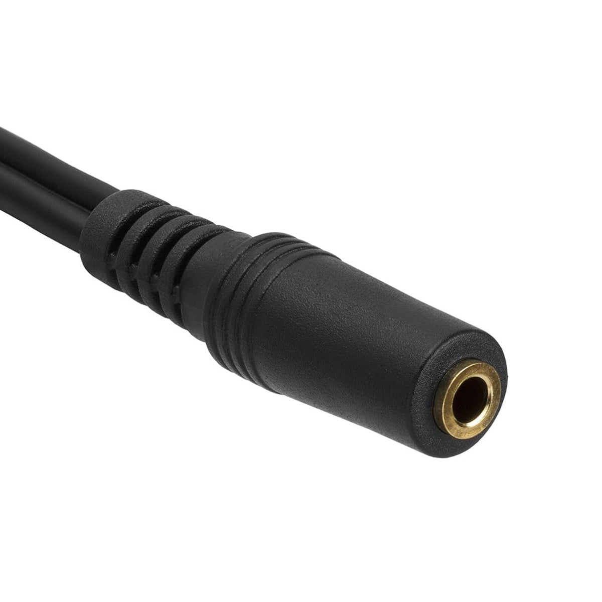 2 RCA Male to 3.5mm Female Stereo Audio Adapter Cable – Y Splitter for Headphones, Smartphones, or MP3 Players to Home Audio Systems (1 ft)